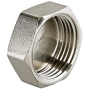 fc 3\4", 500шт. (50шт\уп*10), заглушка вн.резьба латунь никелиров., lavita